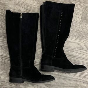 Marc Fisher Black Knee-High Women's Boots